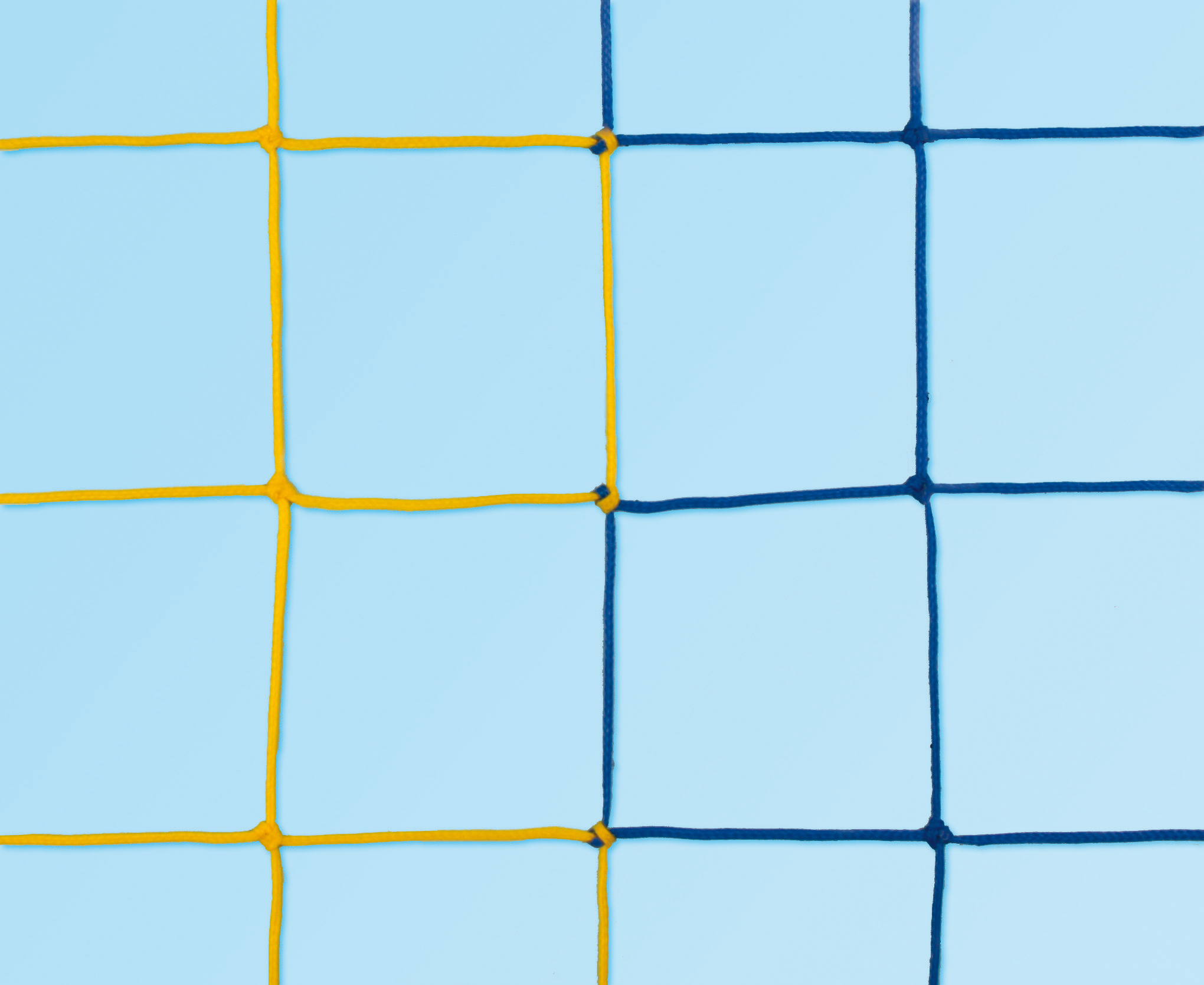Rete per porte da calcetto (colorata) 3m × 2m, Ø 3,0mm, maglia 130mm